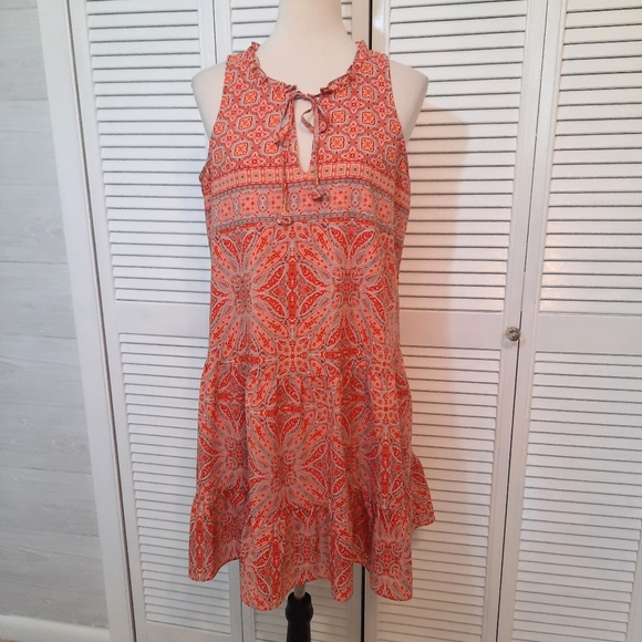 Sanctuary boho ruffle dress sz small NWOT *D - Picture 2 of 7